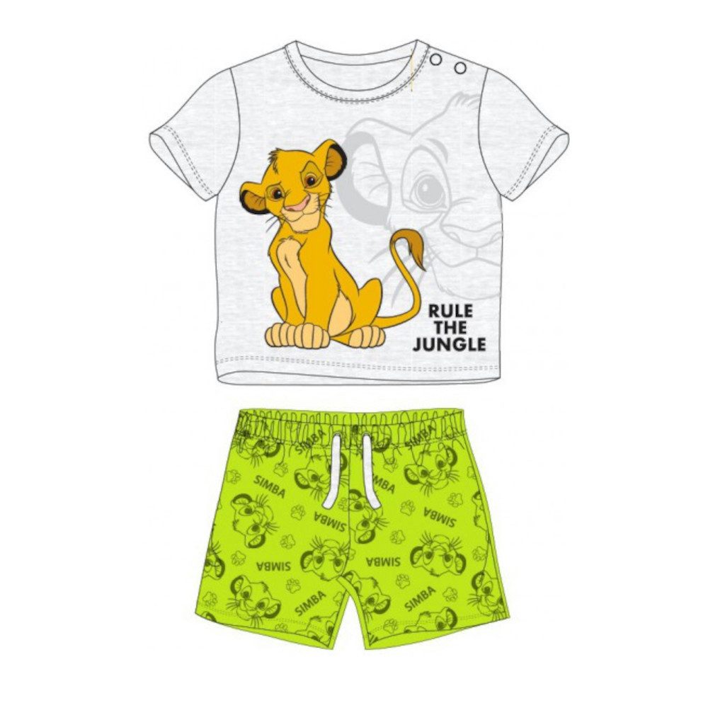 Disney The Lion King Shirt & Hose Bekleidungs-Set 'Rule the Jungle', König der Löwen Motiv, Shirt & (Set, 2-tlg)