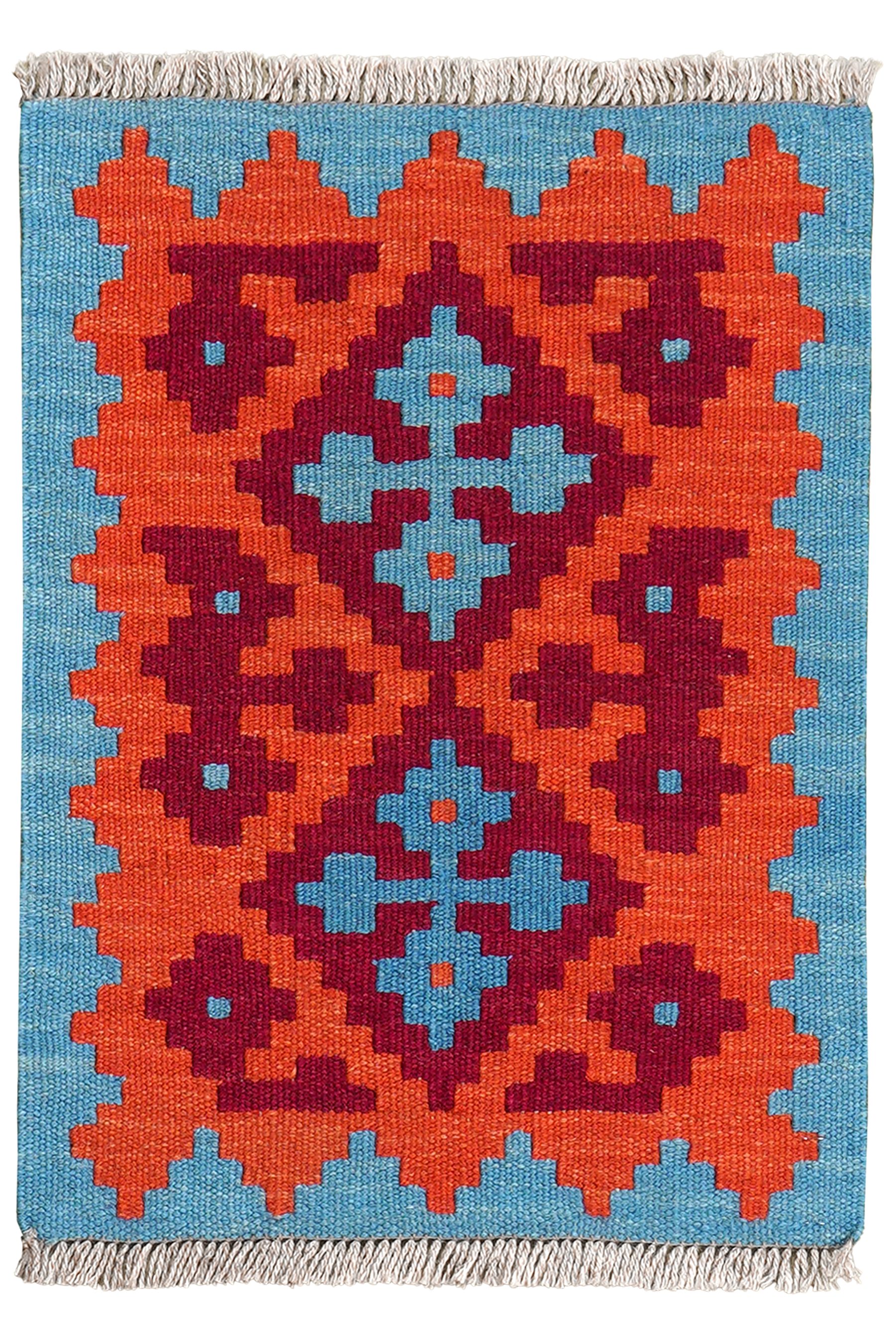 Rugtales Teppich Kelim Gashgai 56x41cm, Rechteck, Handgemachtes Unikat, nachhaltig und fair gefertigt