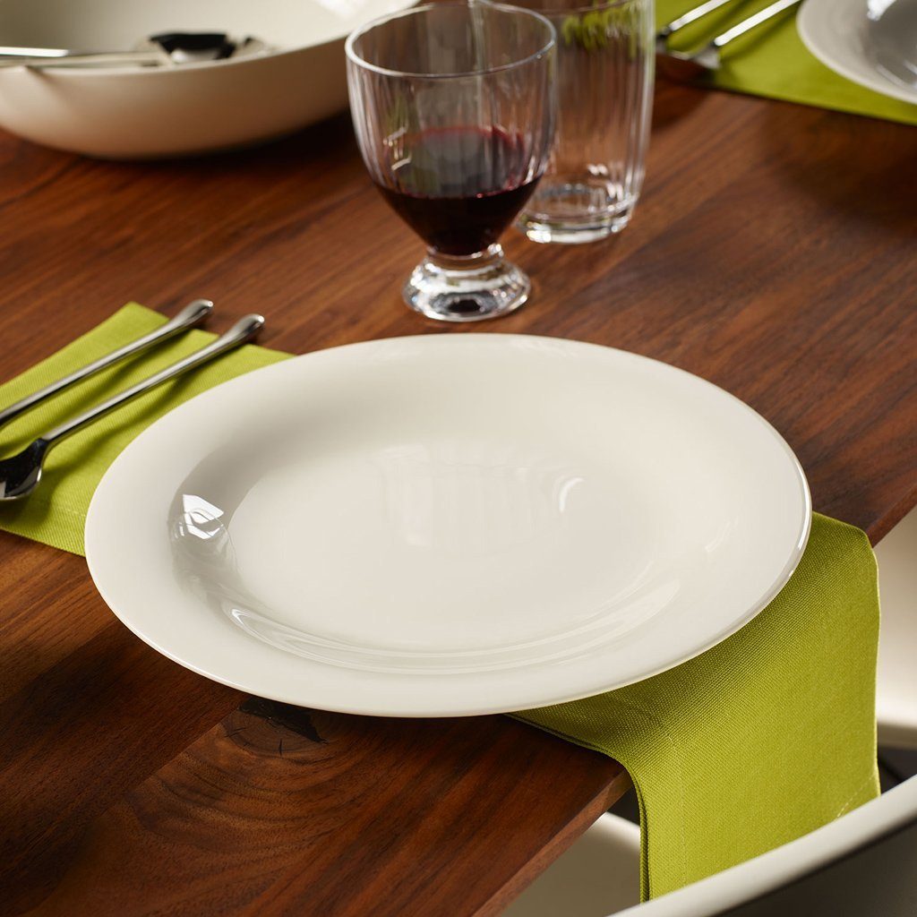 Villeroy & Boch Speiseteller New Cottage Basic Speiseteller, (1 St), Premium Porcelain, mikrow.- & spülm.sicher, Made in Germany