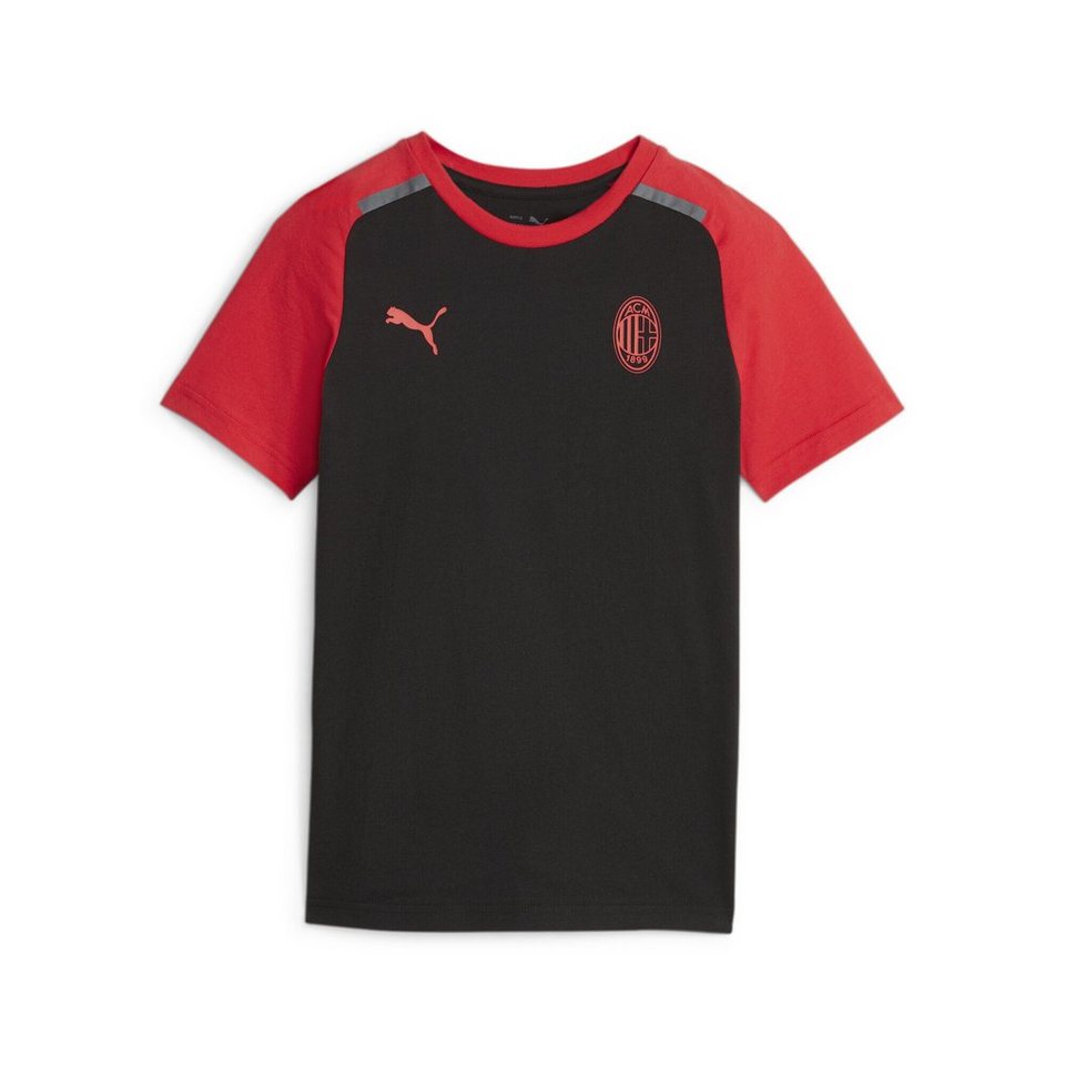 PUMA T-Shirt AC Milan Football Casuals T-Shirt Jugendliche