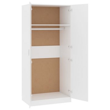 vidaXL Kleiderschrank Kleiderschrank Weiß 80x52x180 cm Holzwerkstoff (1-St)