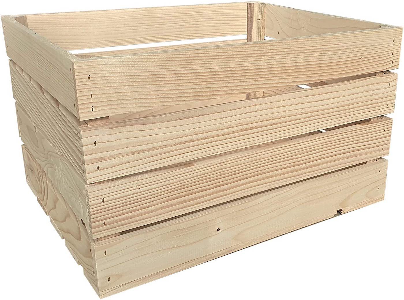 sunnypillow Holzkiste Holzkisten in vielen Farben zur Auswahl, Einzelkiste 50x40x30cm