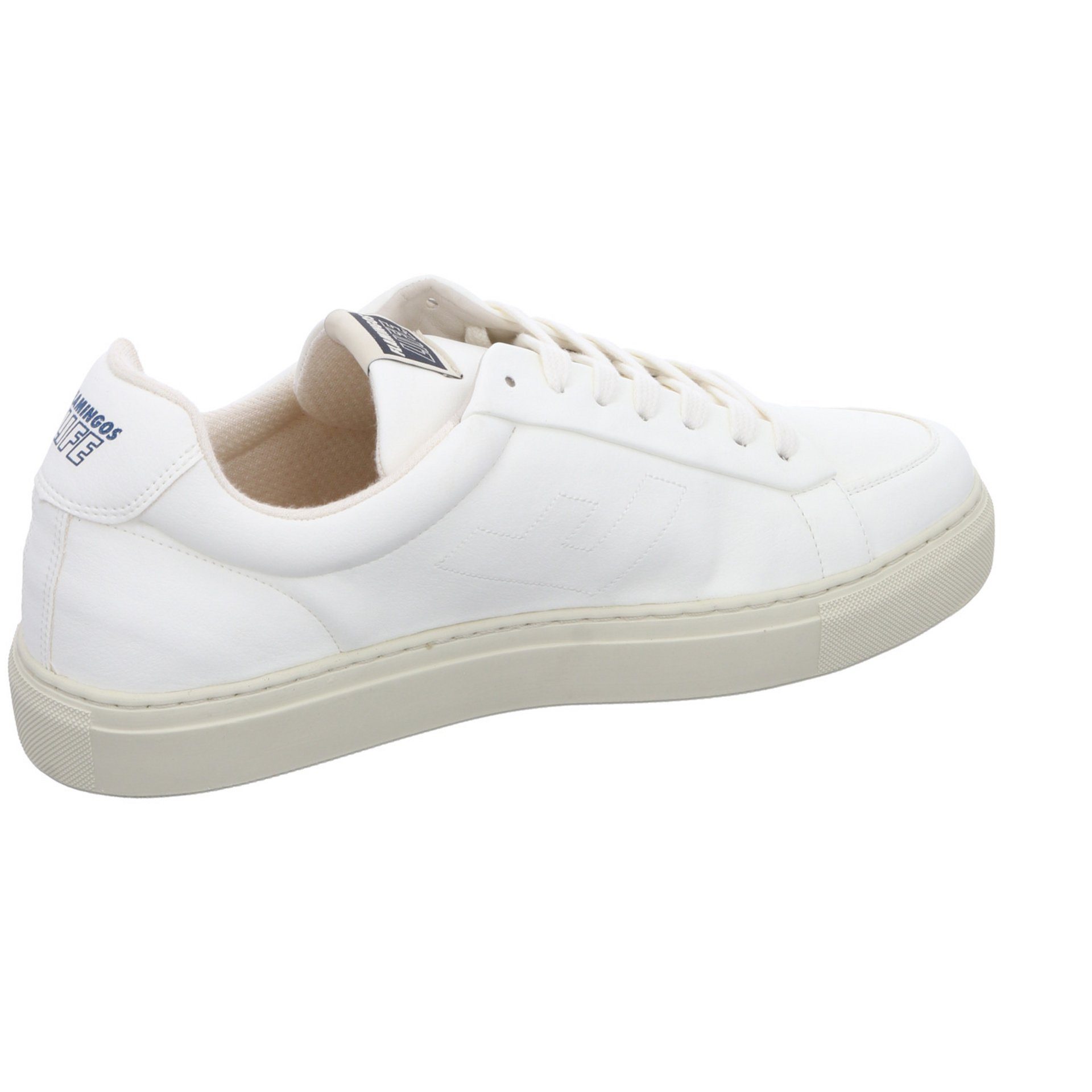 70s Schuhe Sneaker Synthetikkombination Sneaker Life Sneaker Herren Flamingos' weiss/dunkelblau Classic