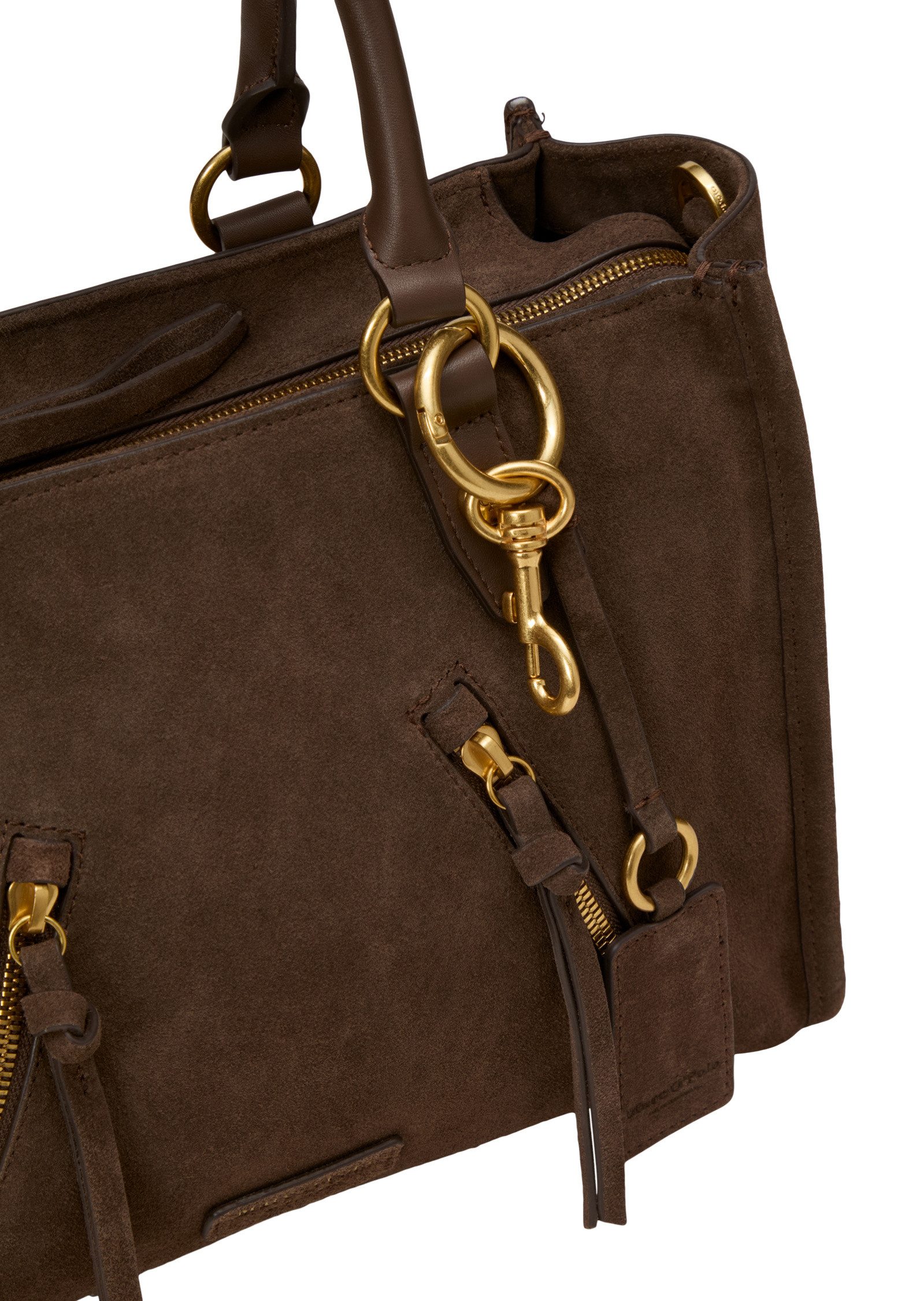 Marc O'Polo Shopper aus weichem Veloursleder