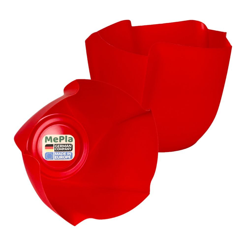 Heimwerkercenter Übertopf MePla - 5 Stück - Dekotopf Twister ø14 - Rot