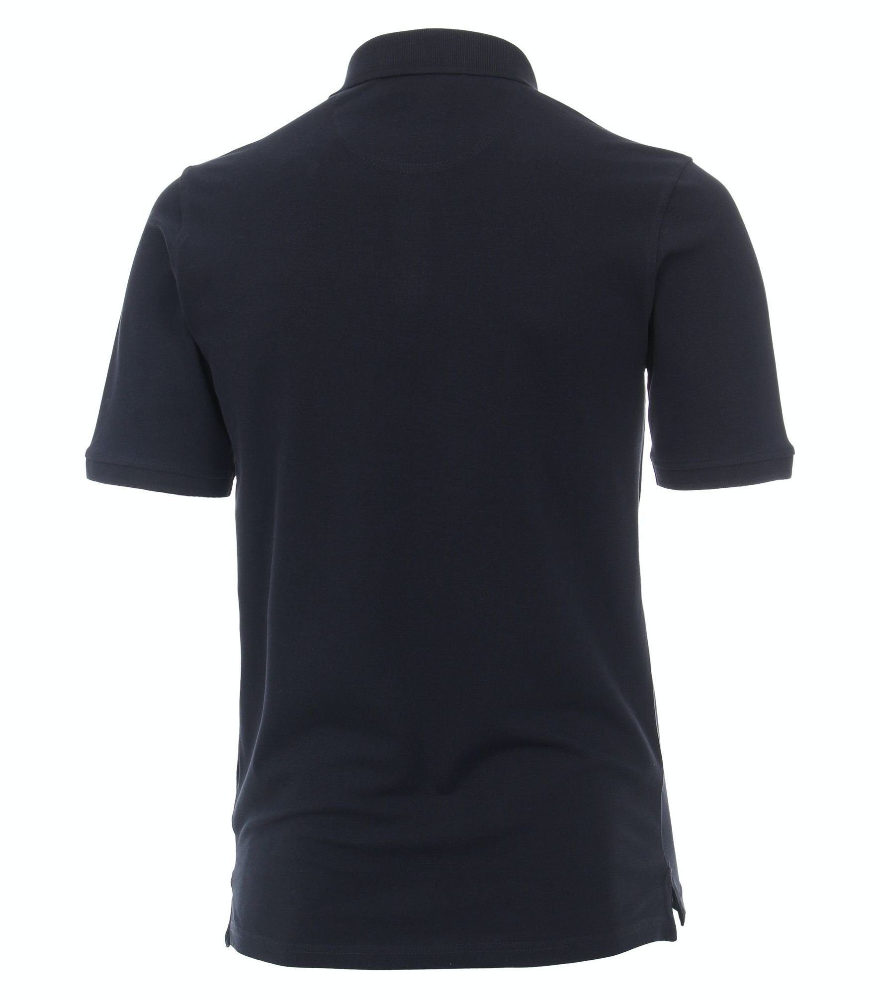 CASAMODA Blau Polo-Shirt Poloshirt (105) unifarben Poloshirt
