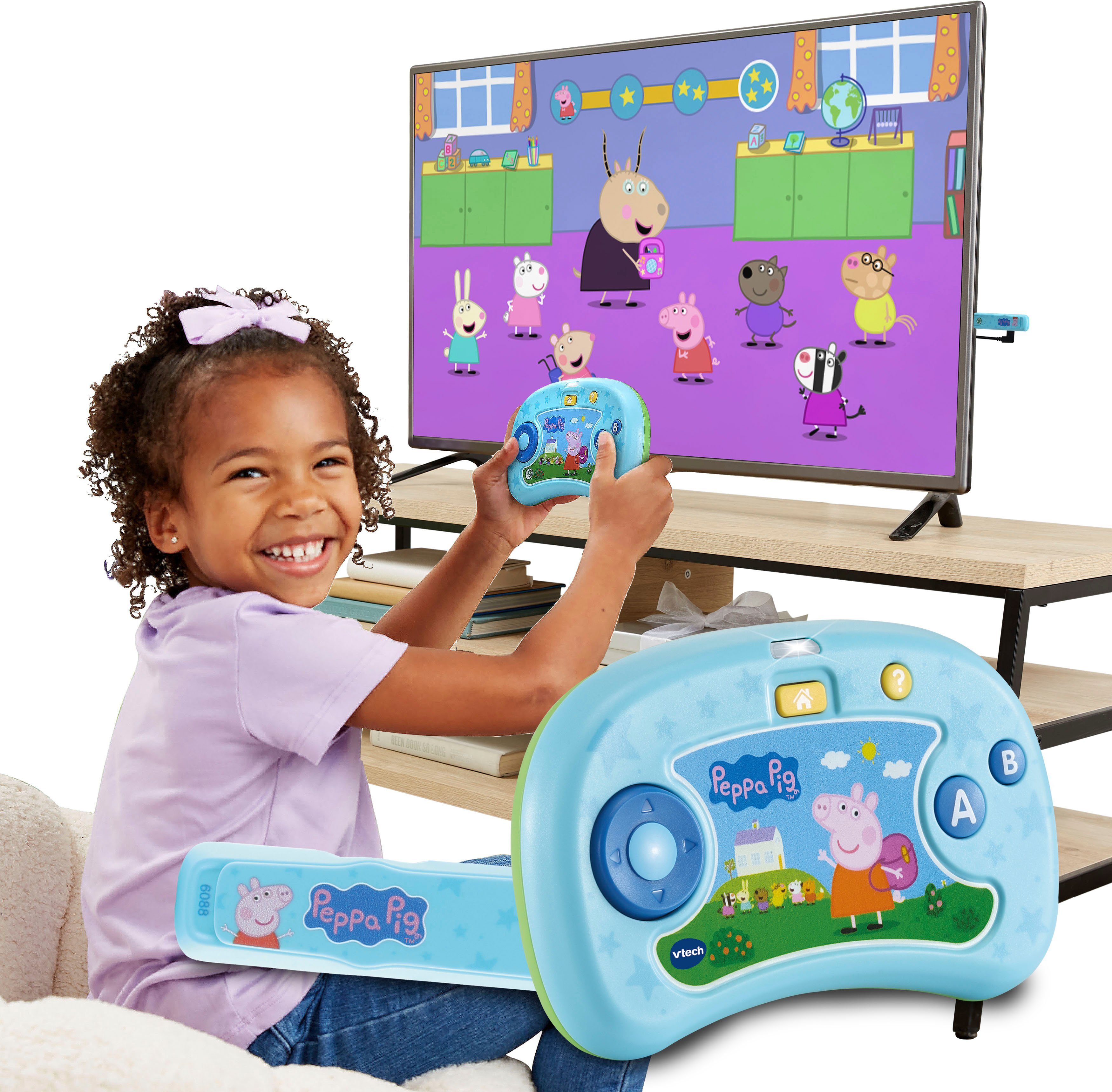 Vtech® Kindercomputer Peppa Pig, ABC Smile TV-Lernkonsole günstig online kaufen