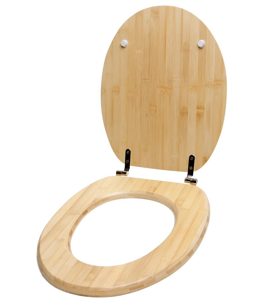 Sanilo WC-Sitz Bambus, universell, leichte Montage, hochwertig & modern