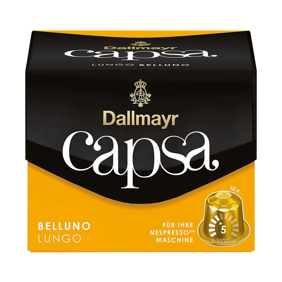 DALLMAYR Kaffee capsa Lungo Belluno, 10 Kapseln