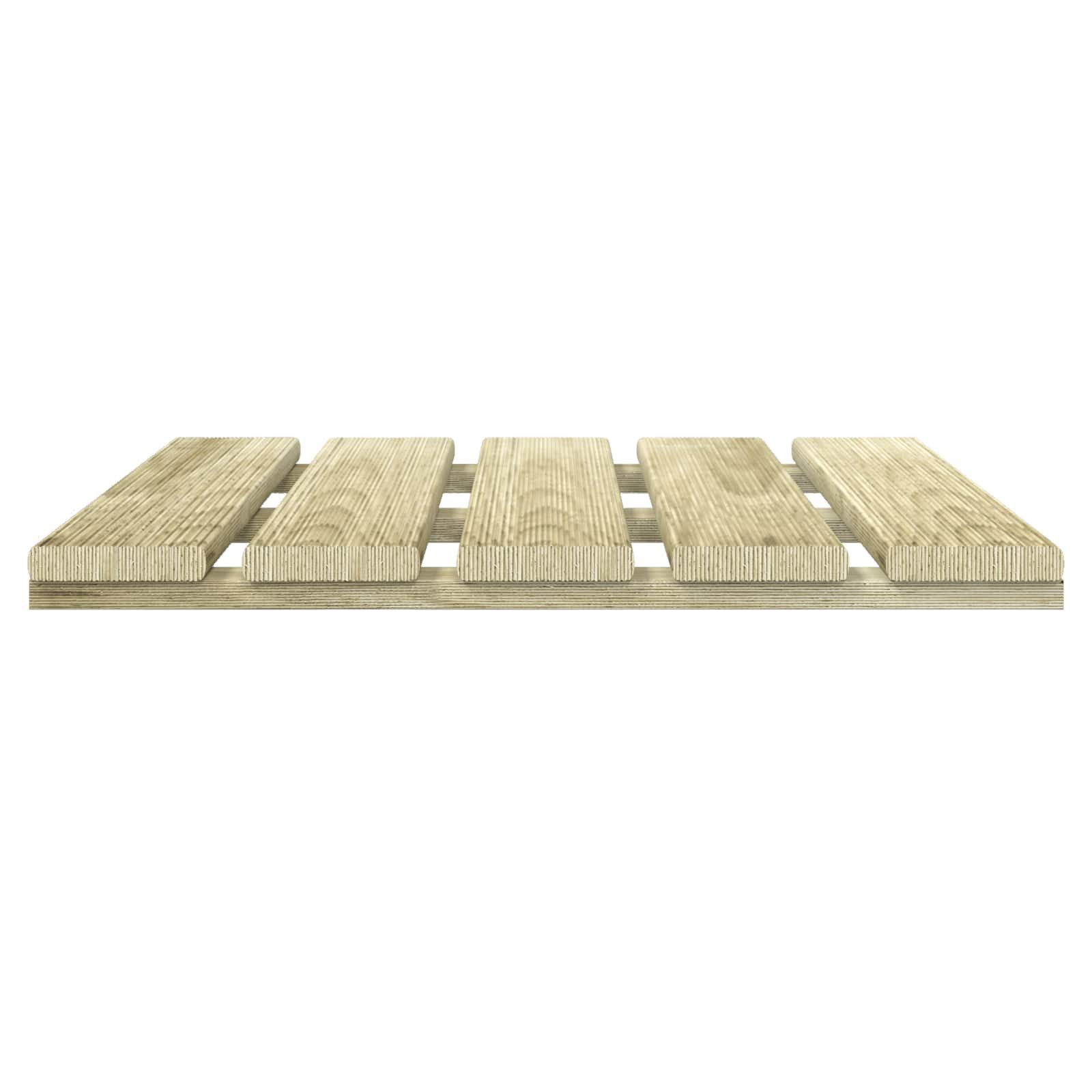 vidaXL Terrassendielen Terrassenfliese 18 Stk. Grün 50 x 50 cm, BxL: je 50x50 cm, (18-St)