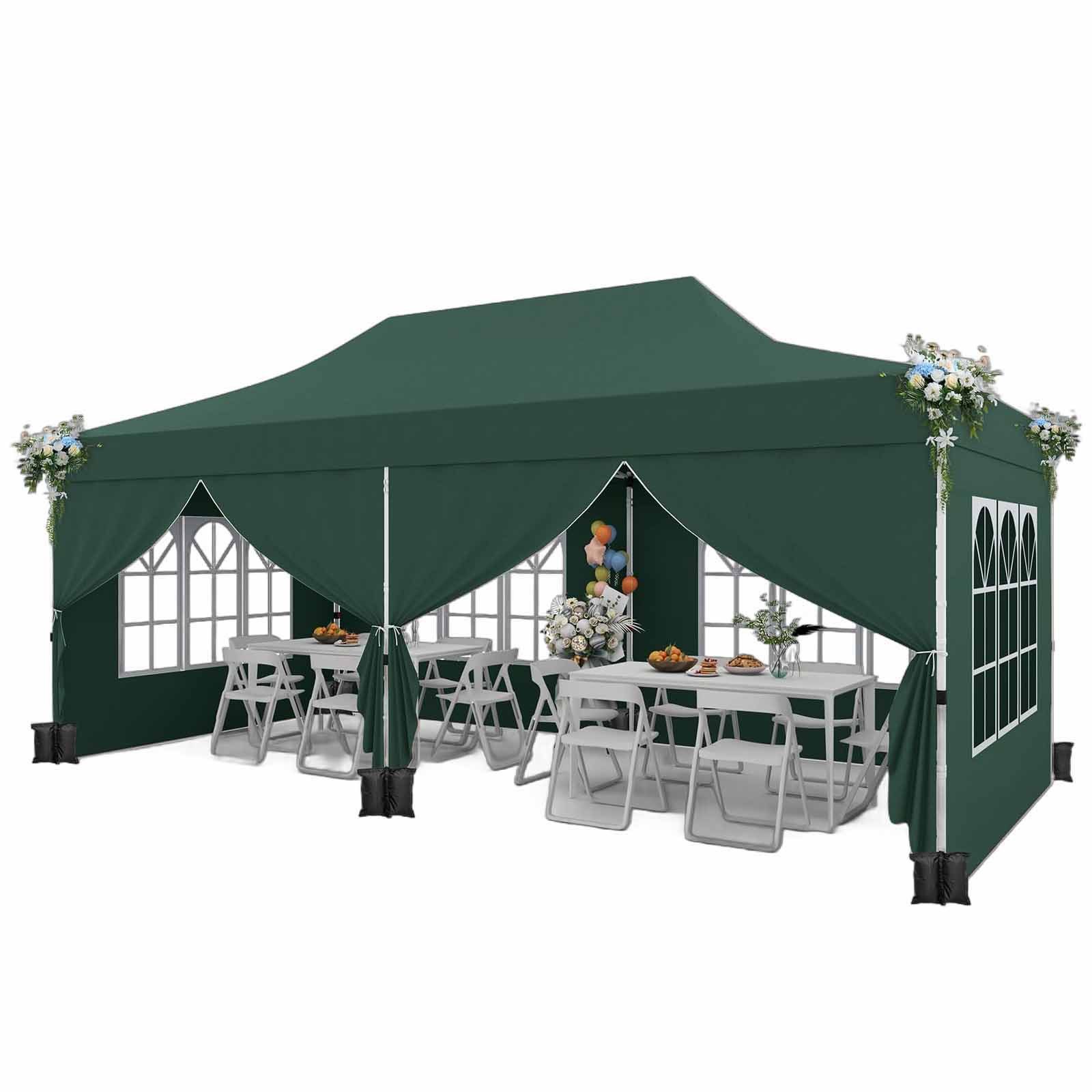 COSTWAY Pavillon 3 x 6m Faltpavillon, günstig online kaufen