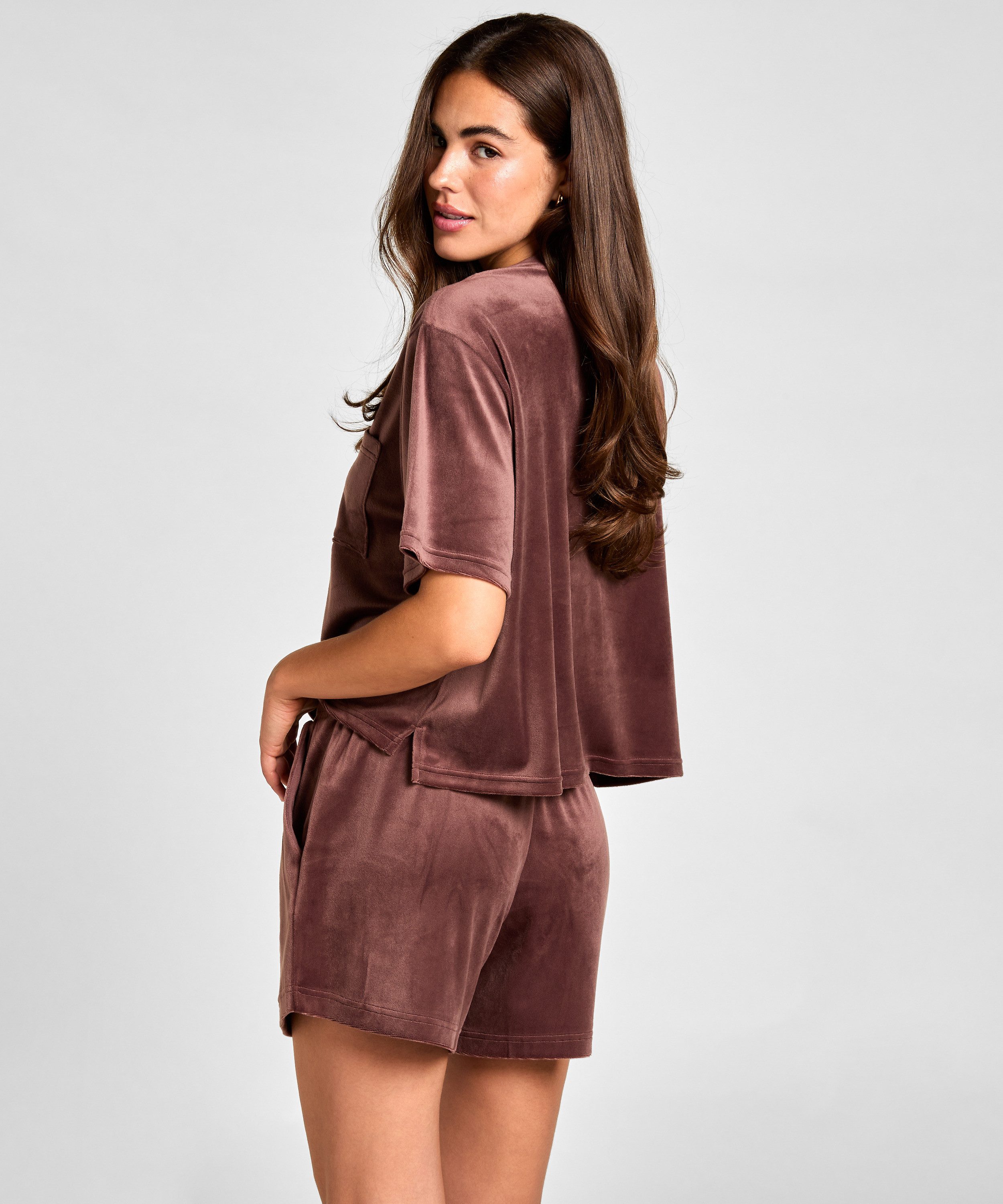 Hunkemöller Pyjama Velvet Pocket shorts
