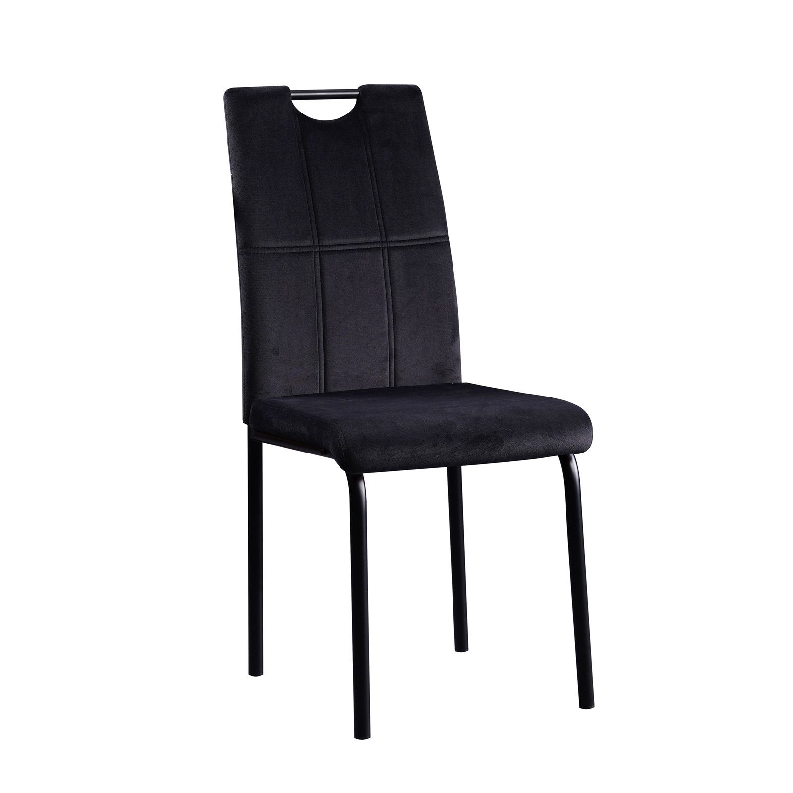 Esszimmerstuhl Stuhl Denton Velvet Schwarz