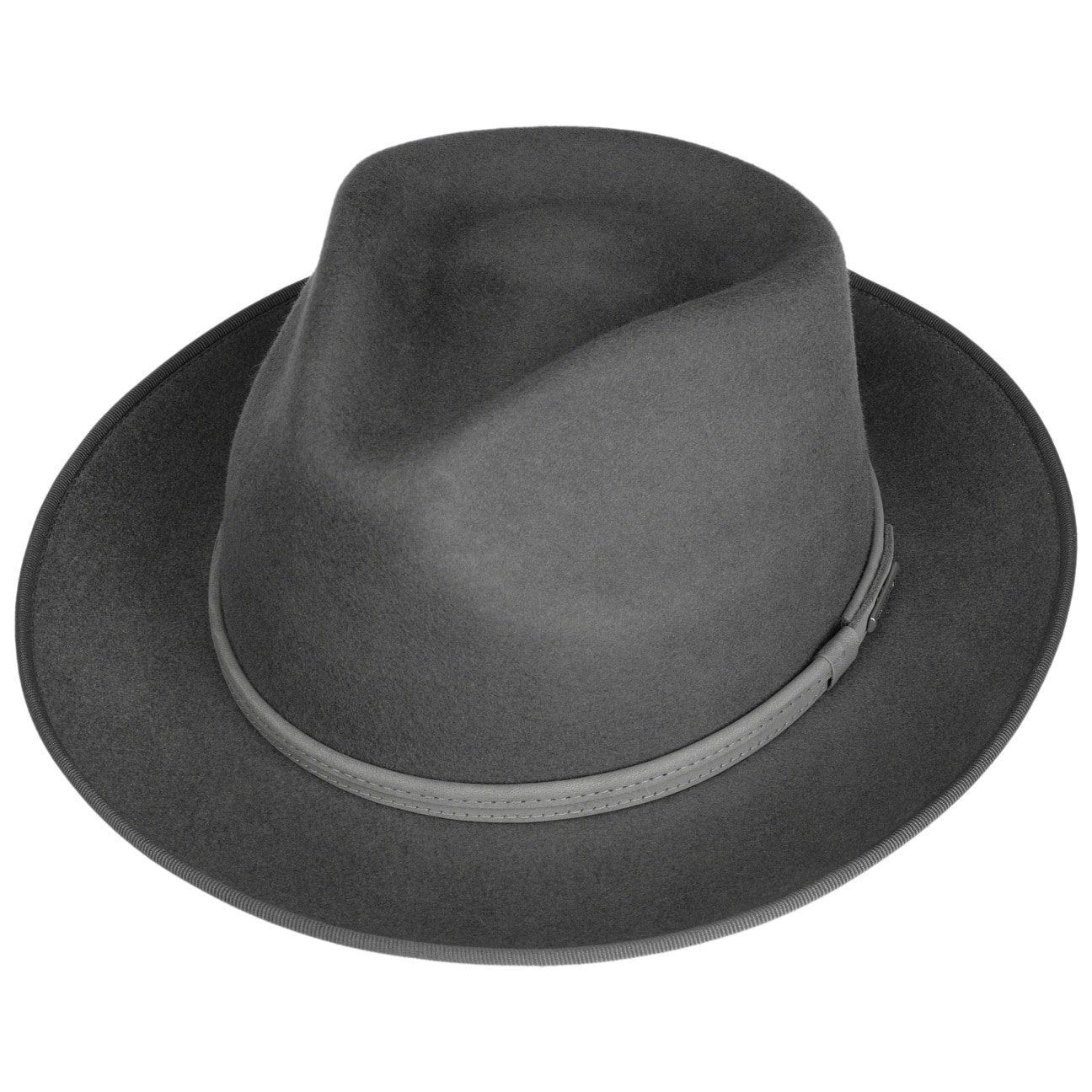 Stetson Fedora (1-St) Wollfilzhut mit Lederband, günstig online kaufen