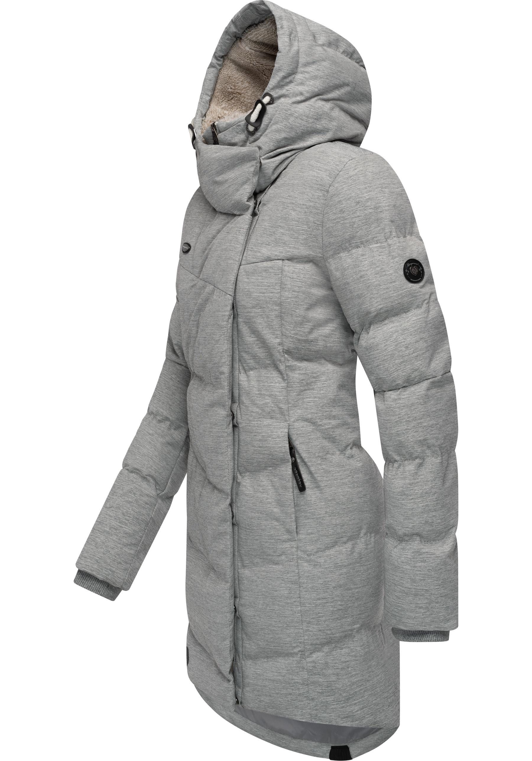 Ragwear Wintermantel Pavla stylischer Winterparka mit Teddyfutter und Kapuz günstig online kaufen