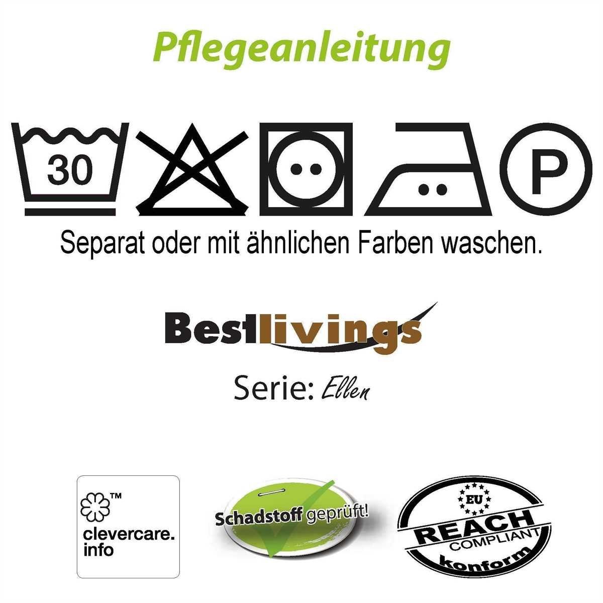 Bestlivings Kissenbezüge für Nackenrollen, (1 Stück), Nackenrollenbezug / Kissenbezug in versch. Größen, samtweich