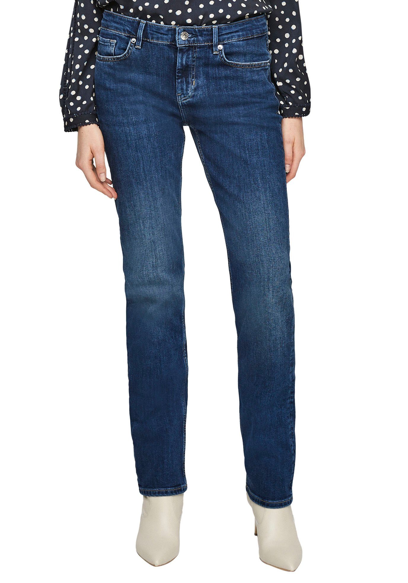 s.Oliver Regular-fit-Jeans »Karolin« straight leg, mid rise online kaufen |  OTTO