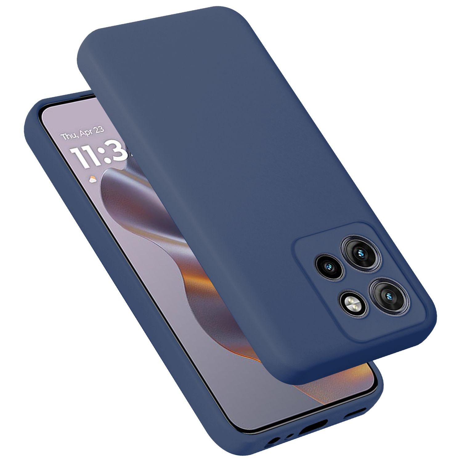 Cadorabo Handyhülle für Motorola Moto Edge 50 Neo Hülle Motorola Moto Edge 50 Neo, Flexible Hülle TPU Silikon Schutzhülle Back Cover Case