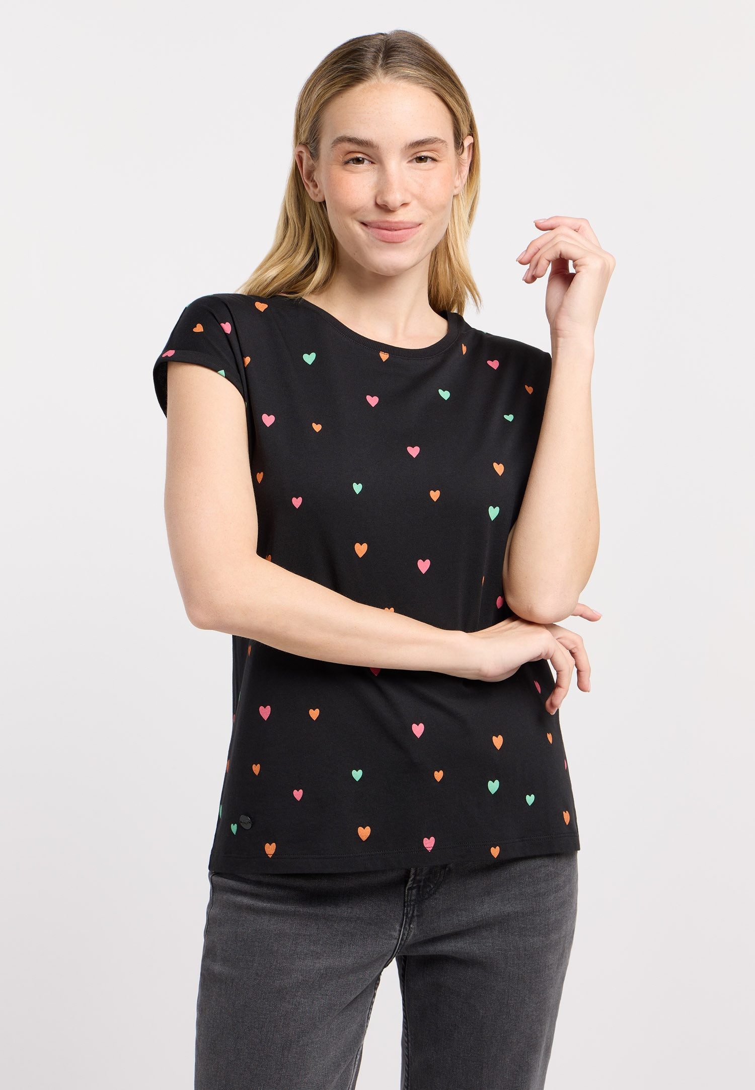 Ragwear Kurzarmshirt DIONA PRINT Bestseller aus Baumwoll-Modal-Mix mit allo günstig online kaufen