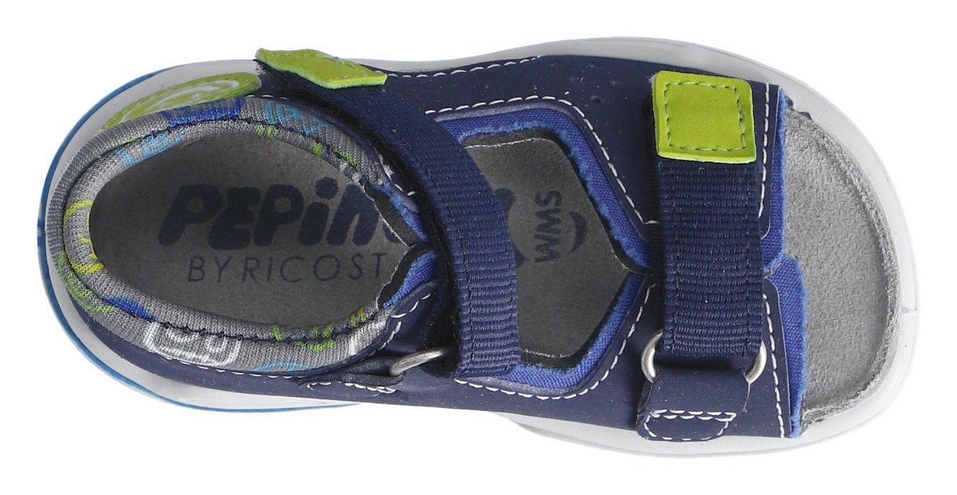 Fersenbereich Lauflernschuh mit PEPINO RICOSTA WMS: blau Franky normal by geschlossenem