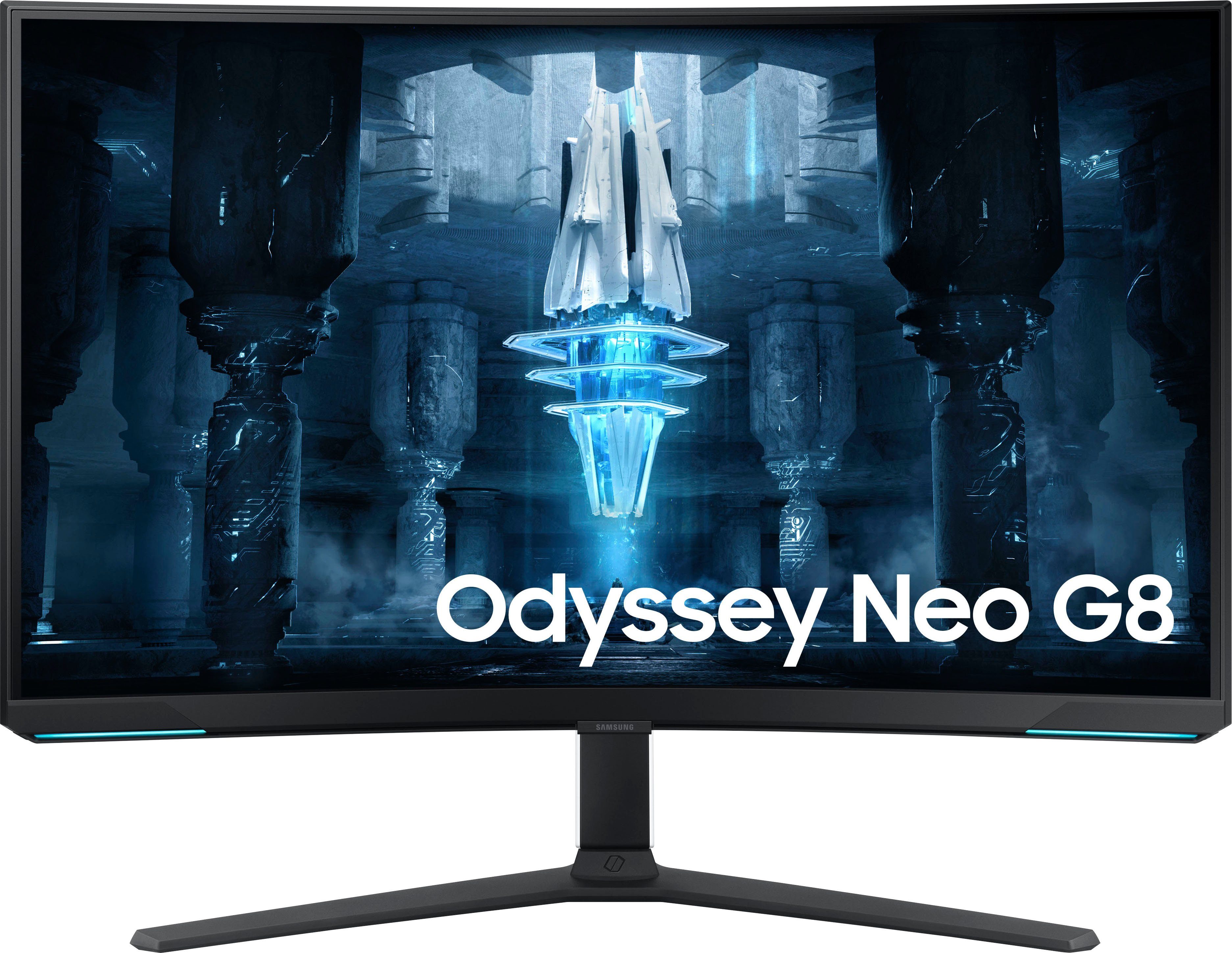Samsung Odyssey Neo G8 S32BG850NP Curved-Gaming-LED-Monitor (81 cm/32 ", 3840 x 2160 px, 4K Ultra HD, 1 ms Reaktionszeit, 165 Hz, VA LCD, 1ms (G/G) | Monitore