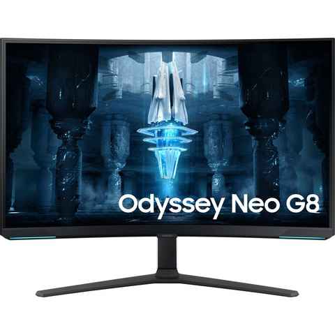 Samsung Odyssey Neo G8 S32BG850NP Curved-Gaming-LED-Monitor (81 cm/32 ", 3840 x 2160 px, 4K Ultra HD, 1 ms Reaktionszeit, 165 Hz, VA LCD, 1ms (G/G)