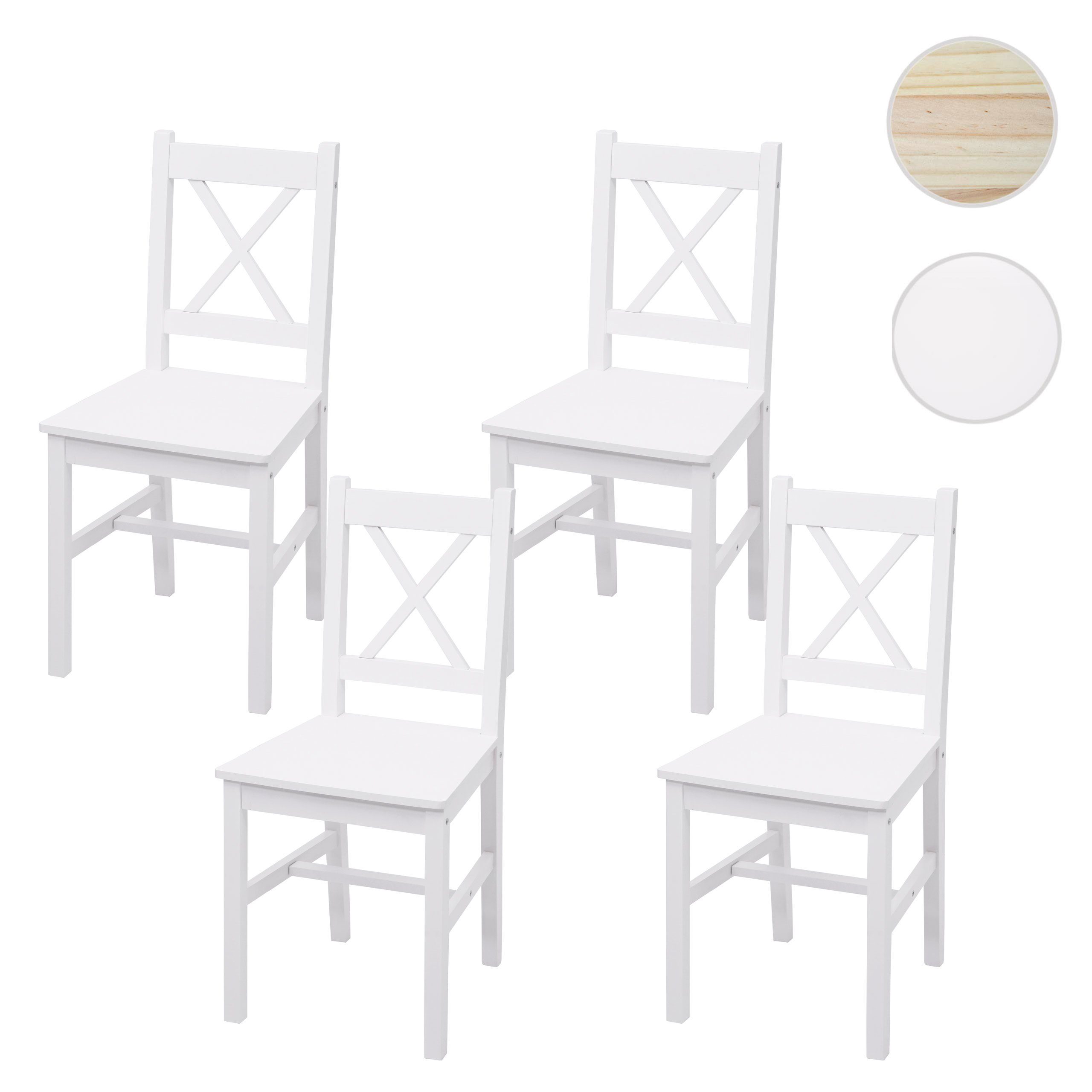 MCW Esszimmerstuhl MCW-F77-4 (Set, 4 St), 4er-Set, Landhausstil, Max. Belas günstig online kaufen