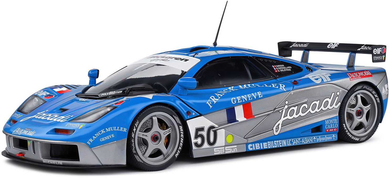 Solido Modellauto Modellauto Maßstab 1:18 McLaren F1 GTR Short Tail #50 blau S1804109