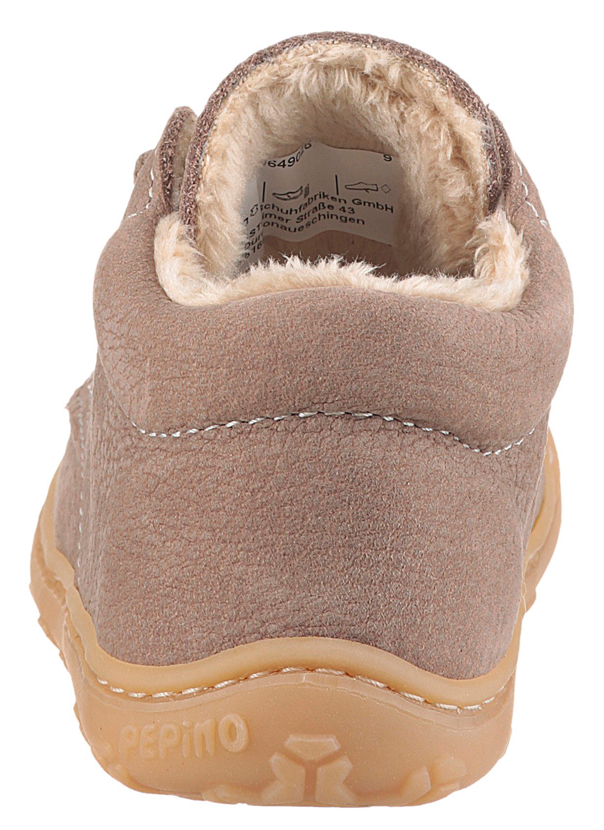 PEPINO by RICOSTA CORANY, WMS: mittel Lauflernschuh Babyschuh mit Warmfutter, Größenschablone zum Download