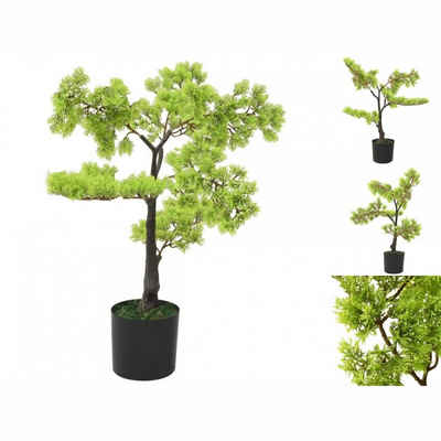 Künstliche Zimmerpflanze Künstlicher Bonsai Zypresse mit Topf 60 cm Grün Pflanze realistisch ec, vidaXL, Höhe 0 cm