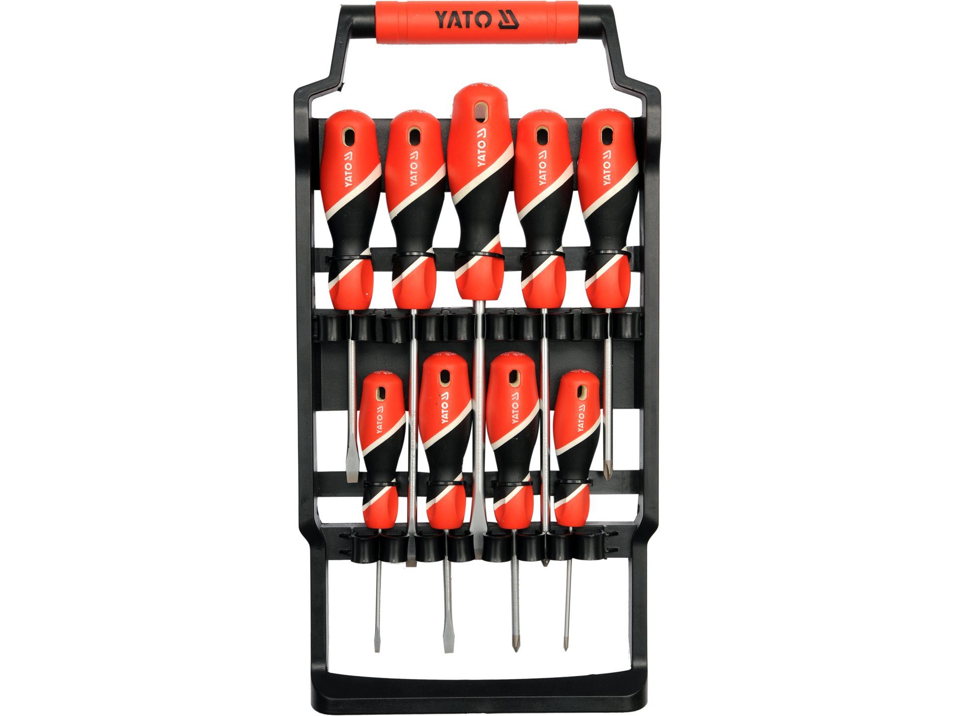 Yato Bit-Schraubendreher Schraubendreher-Set S2-Stahl, 9-tlg., (Schraubendreher-Set S2-Stahl, 9-tlg., Schraubendreher-Set S2-Stahl, 9-tlg)