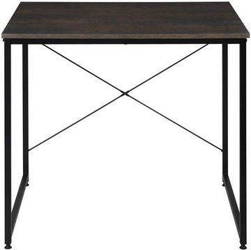 Woltu Schreibtisch (1-St), PC Tisch mit Eisen-Gestell, 80 x 60 x 70 cm