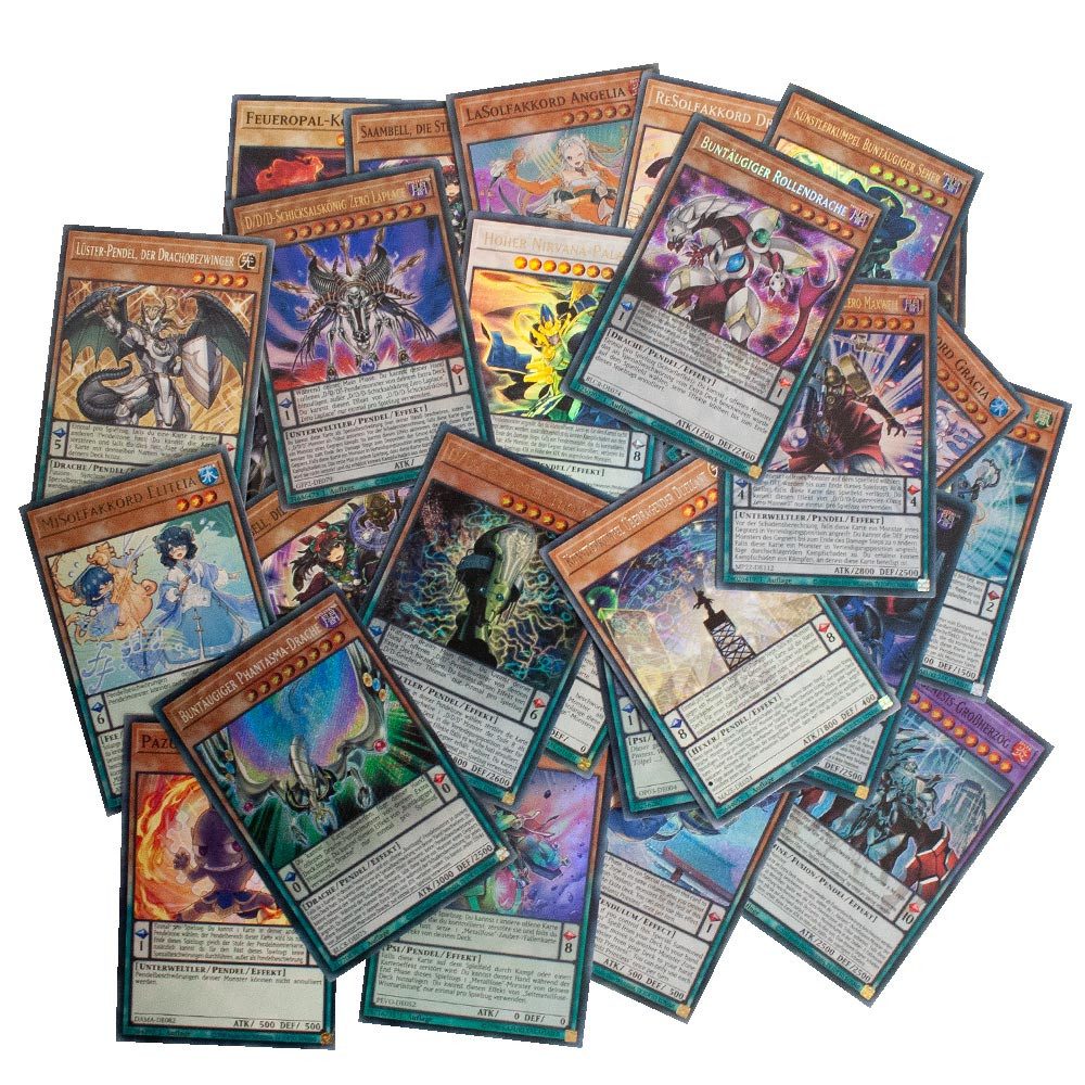 Yu-Gi-Oh Sammelkarte Yu-Gi-Oh! 30 verschiedene Pendel-Monster - Deutsch