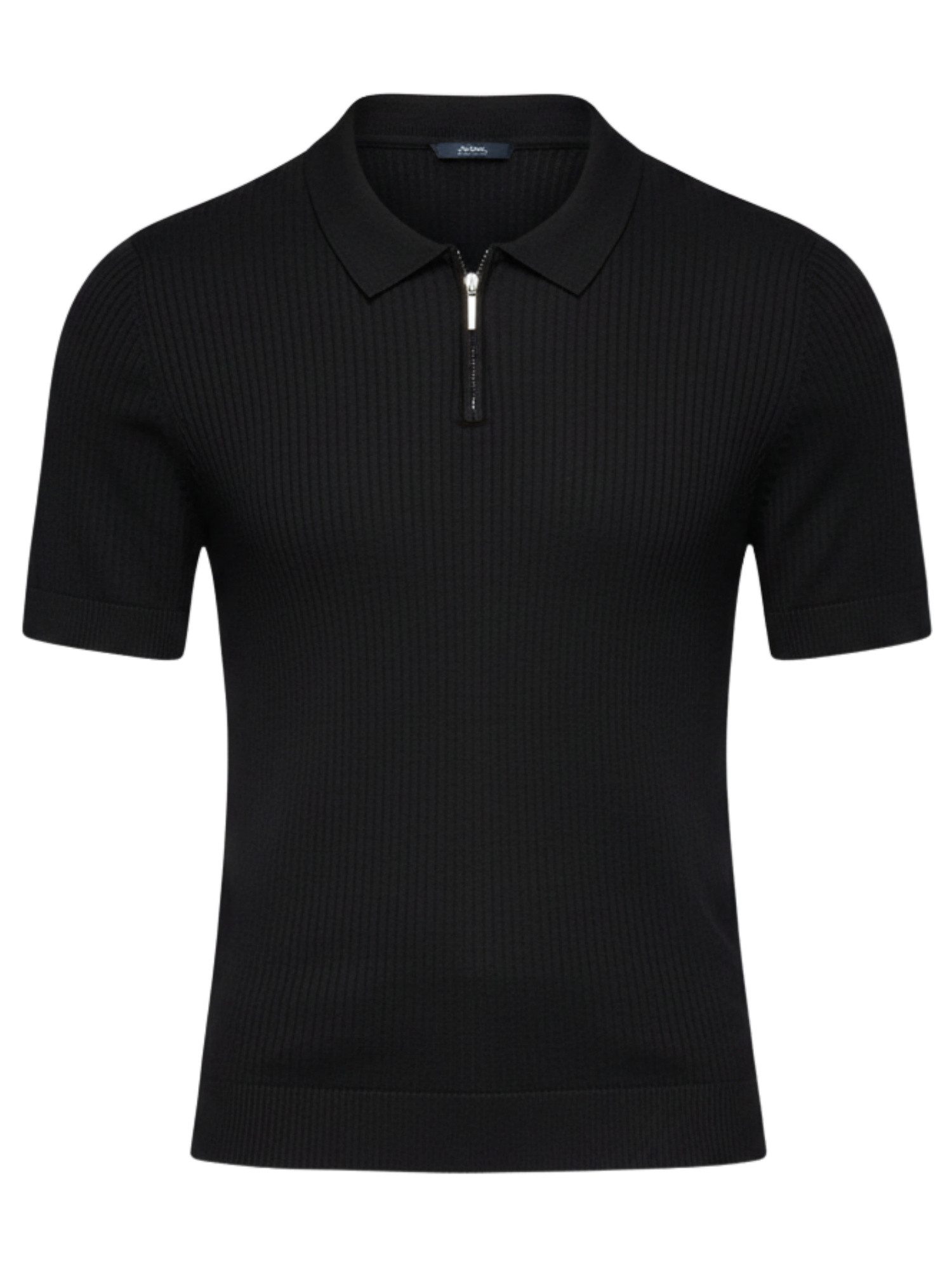 OMBRE Poloshirt Luftiges Design Herren-Poloshirt mit Reißverschluss am Halsausschnitt