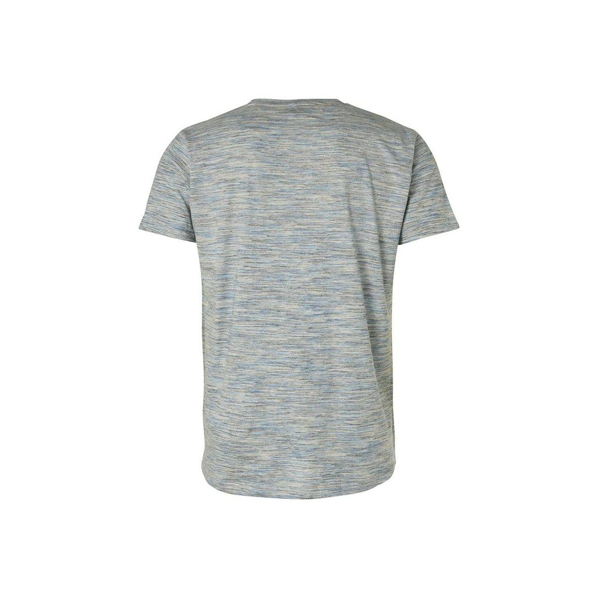 NO fit regular blau T-Shirt EXCESS (1-tlg)