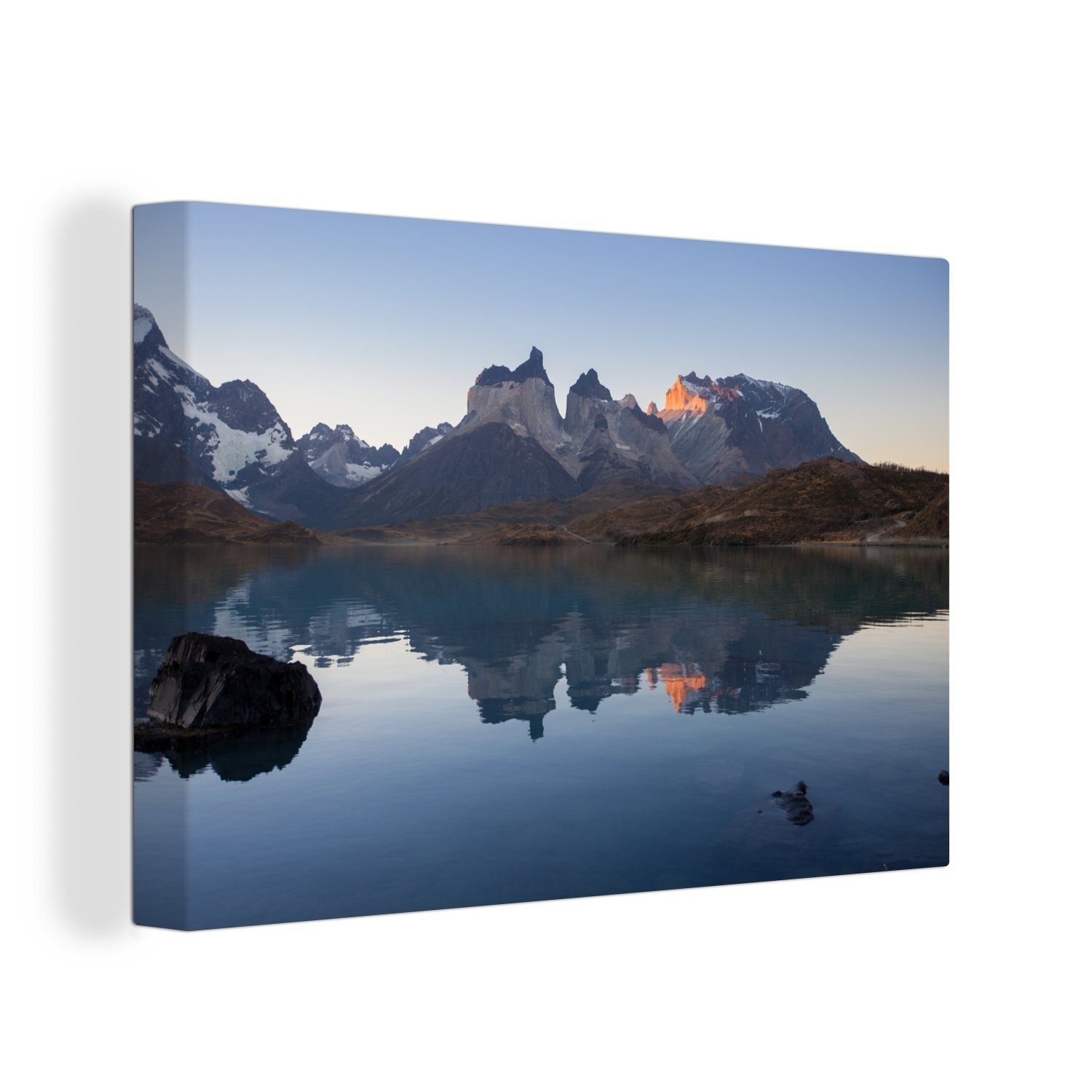 OneMillionCanvasses® Leinwandbild Mehr - Berge - Chile, (1 St), Wandbild Leinwandbilder, Aufhängefertig, Wanddeko, 30x20 cm