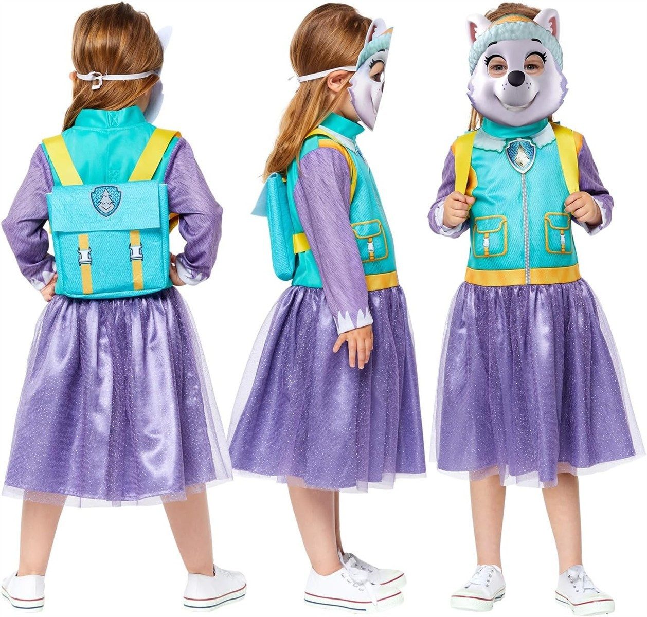 Kostüm amscan Kinder Paw Patrol Everest Karneval Fasching Kostüm 4-6 Jahre