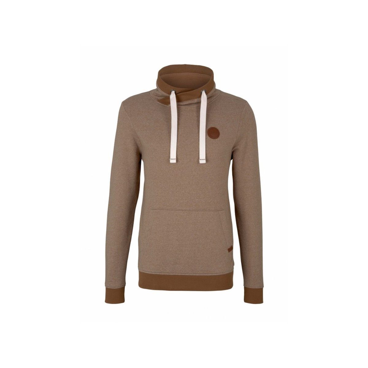Sweatshirt TAILOR dunkel-braun fit TOM (1-tlg) regular
