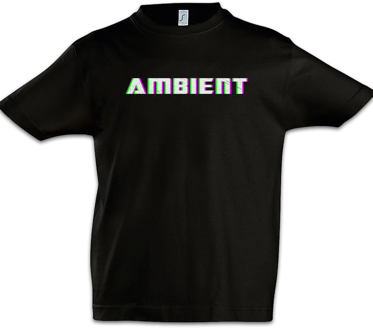 Print-Shirt Ambient Glitch Kinder T-Shirt Synthesizer Electro Techno LFO Musik