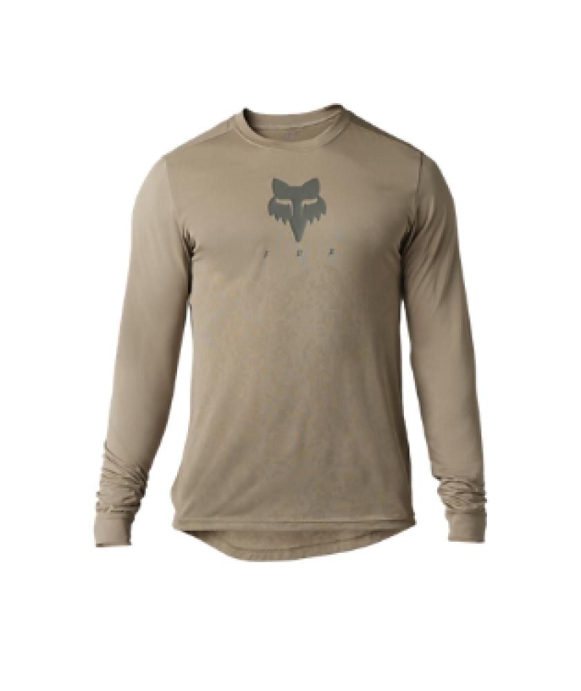 Fox Fahrradjacke FOX Jerseys RANGER TRU DRI LS JERSEY Mocha Größe M