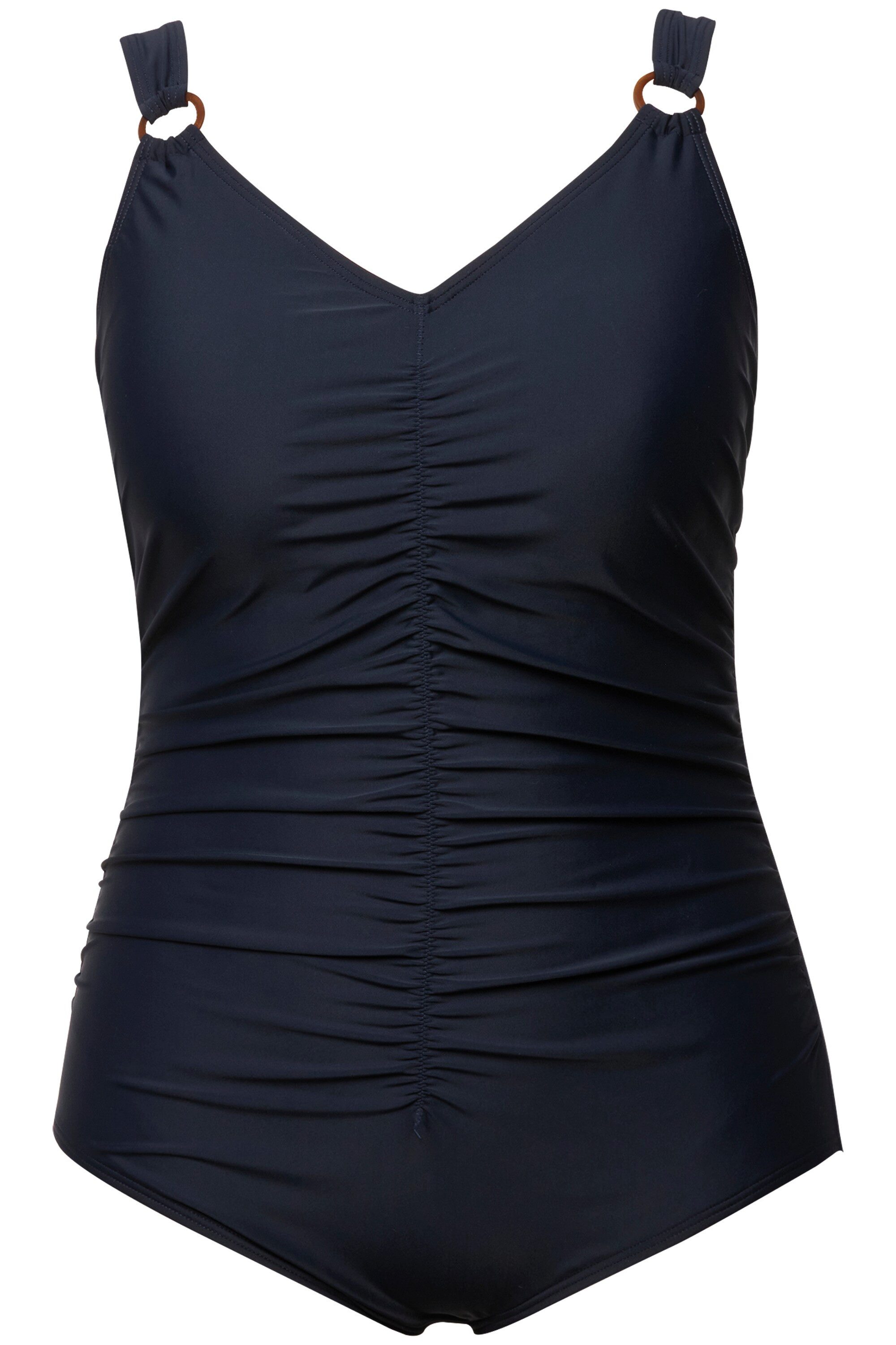 Ulla Popken Badeanzug Badeanzug Softcups Zierringe recycelt günstig online kaufen