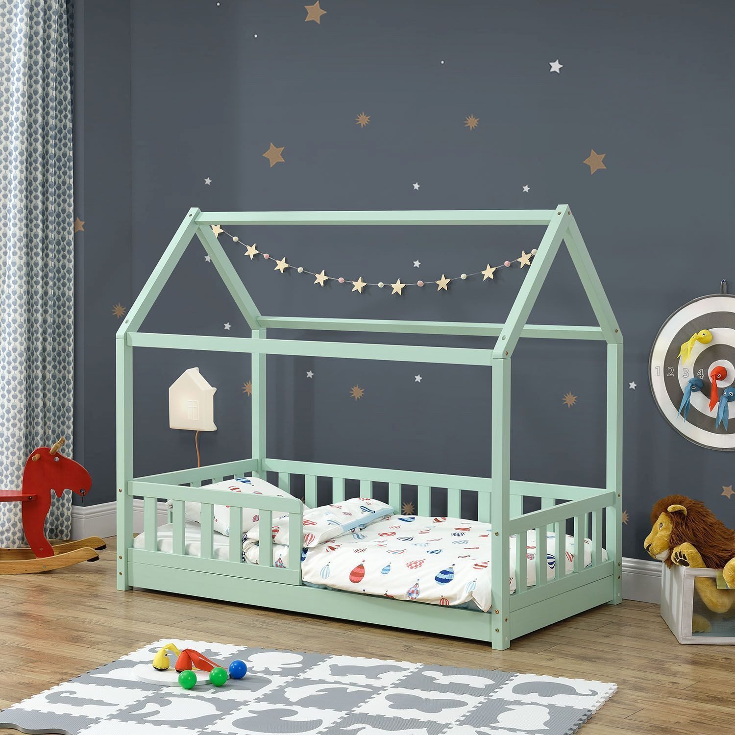Juskys Kinderbett Marli, 80x160 cm, 3 günstig online kaufen