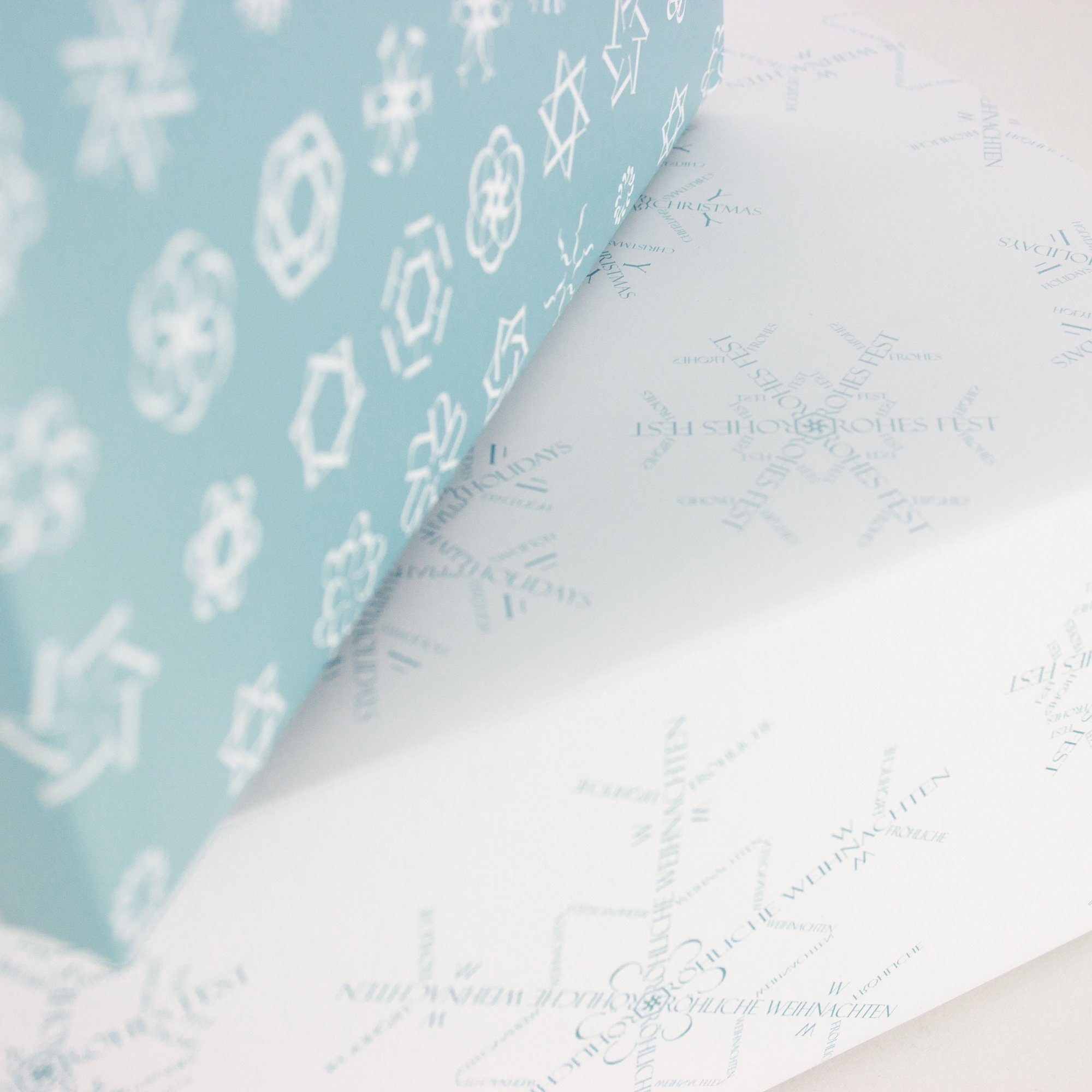 Bow & Hummingbird Geschenkpapier Geschenkpapier Schneeflocken II