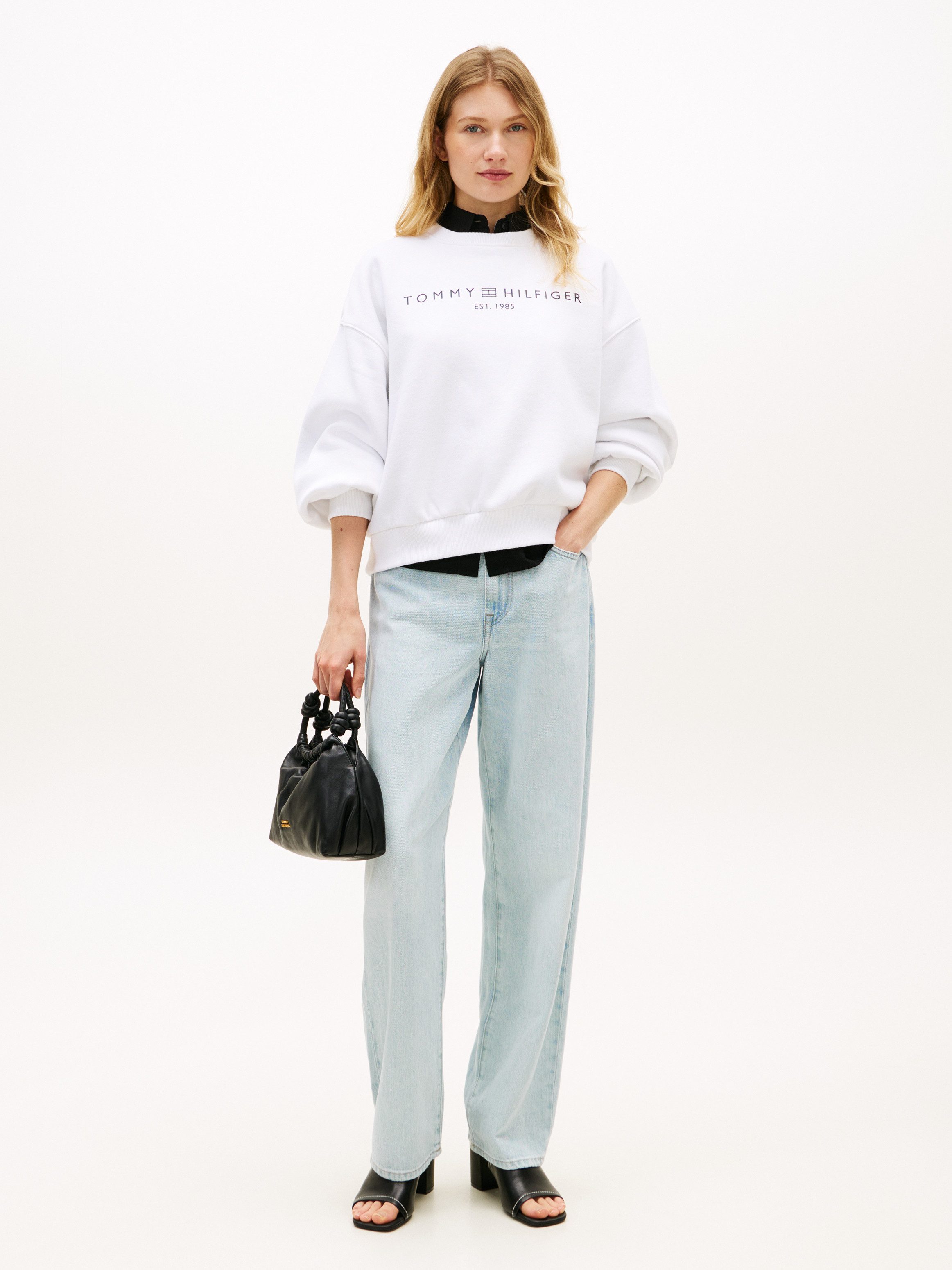 Tommy Hilfiger Sweatshirt EXT CORP LOGO Baumwollmischung
