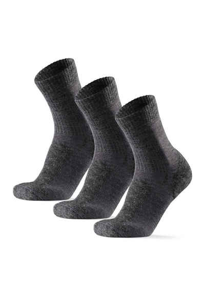 DANISH ENDURANCE Basicsocken Merino Hiking Light Socks (Packung, 3-Paar) milde Temperaturen, für Herren, Damen & Kinder