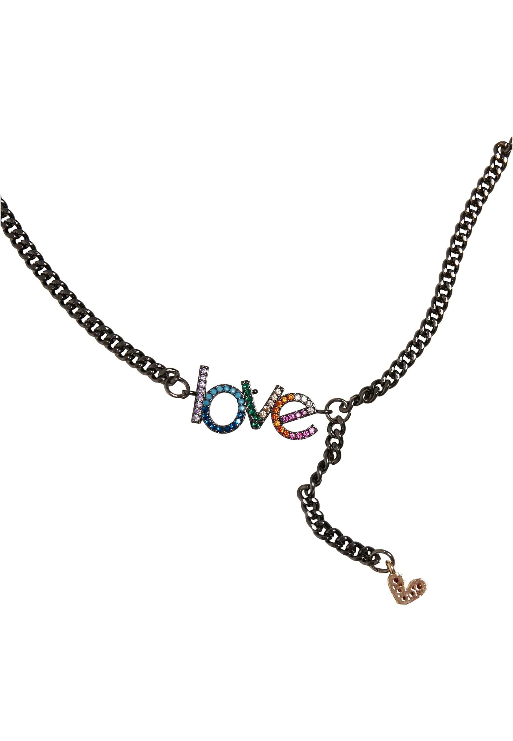 URBAN CLASSICS Edelstahlkette Urban Classics Unisex Love Necklace günstig online kaufen