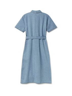TWOTHIRDS Sommerkleid Arapaoa - Sky Blue mit schöner Schleife