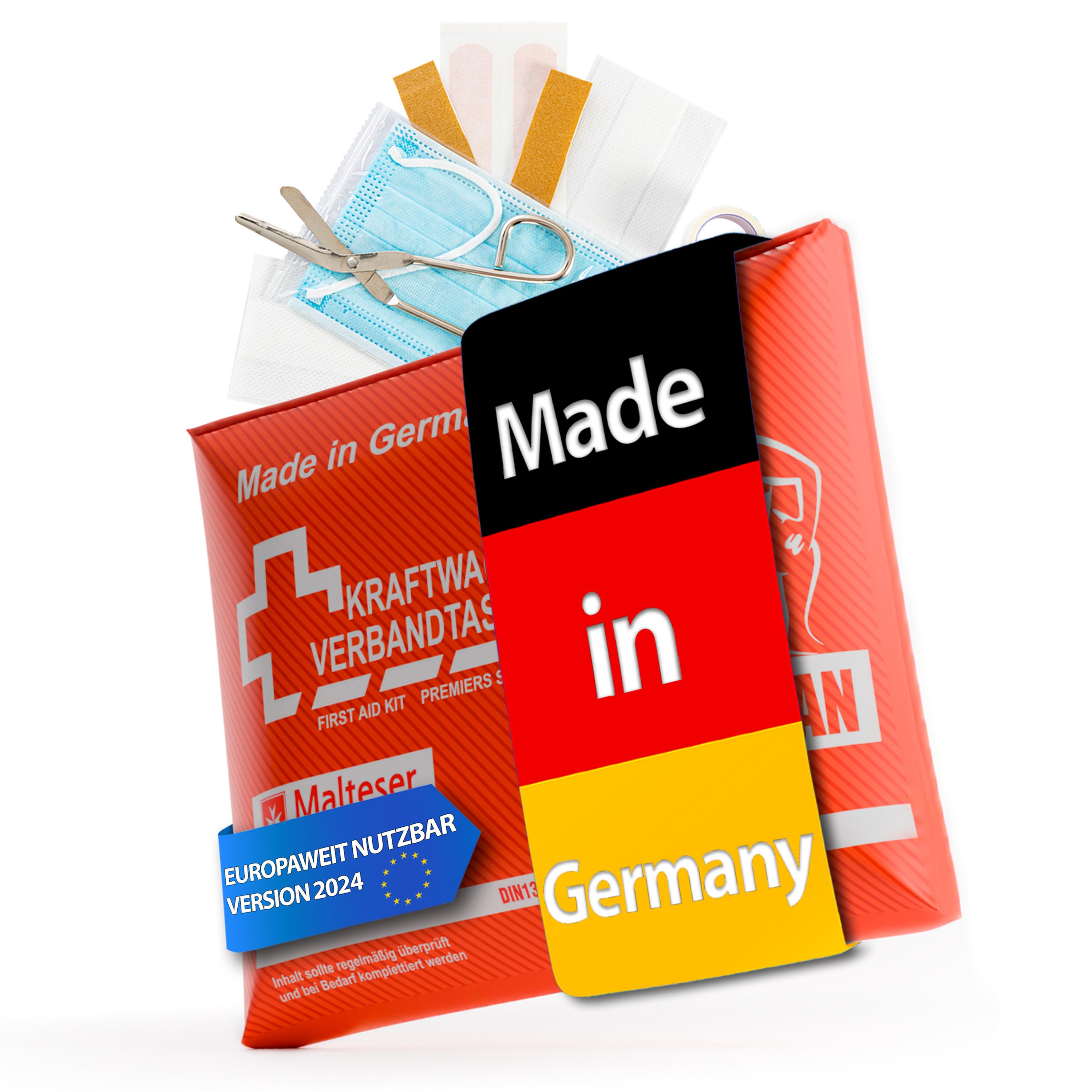 KFZ-Verbandtasche „Made in Germany“ aktuelle Norm 2024 erste Hilfe Set Auto Zubehör