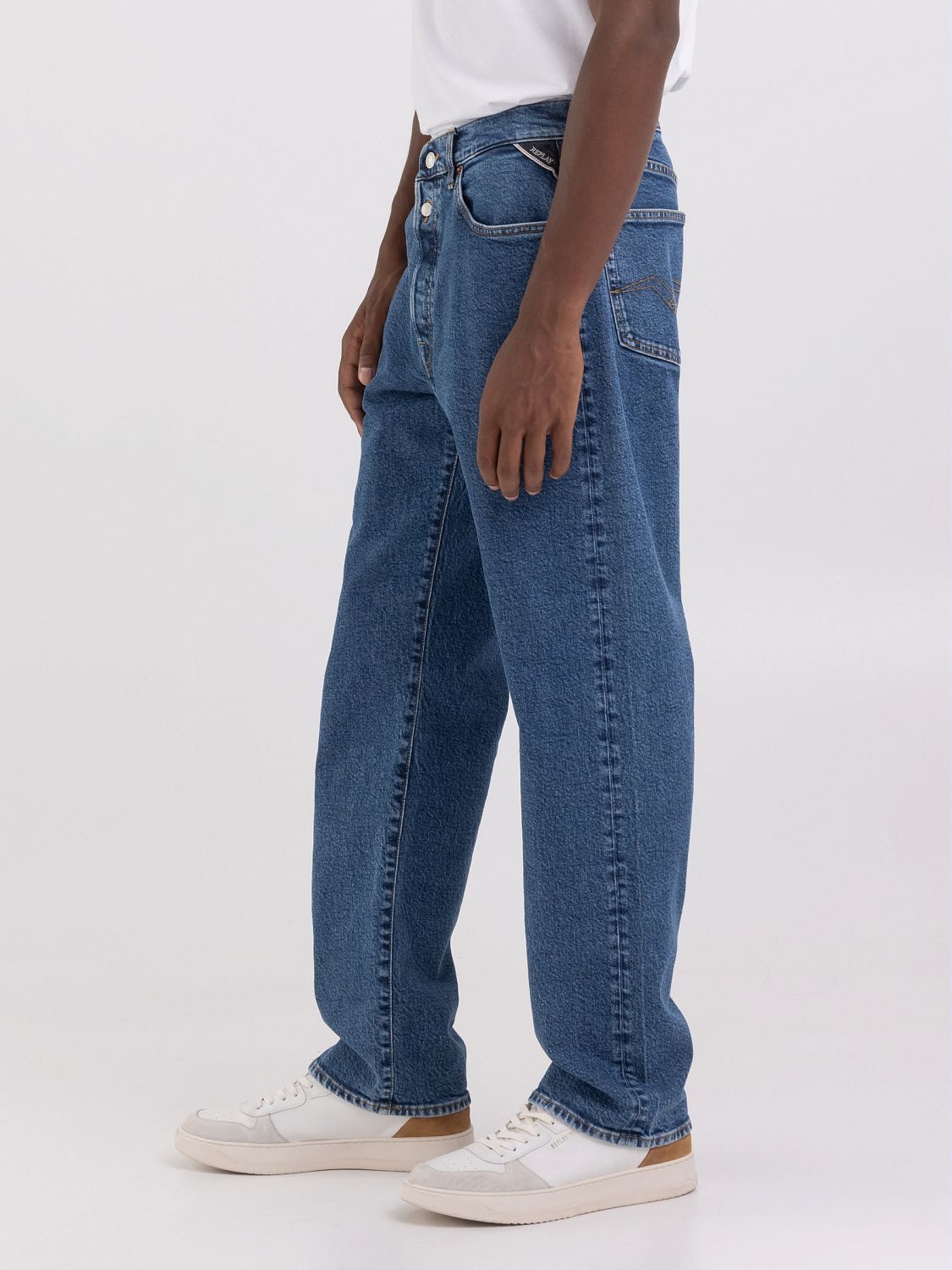 Replay Straight-Jeans M9Z1 9Zero1 90´s Straight Fit mit Washed-Look – Bild 4 von 5