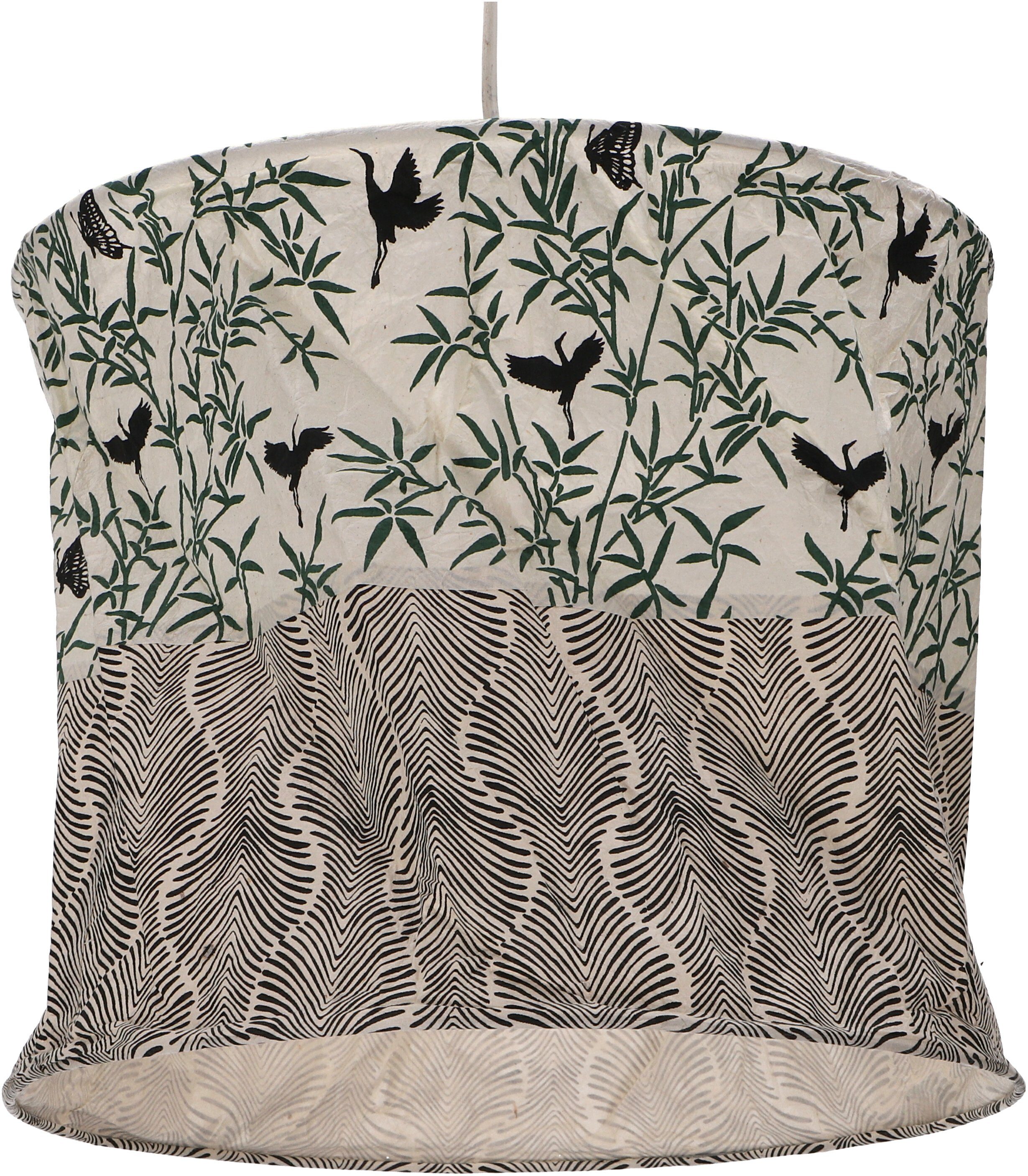 Guru-Shop Lampenschirm Runde Papier Hängelampe, Lokta.. günstig online kaufen